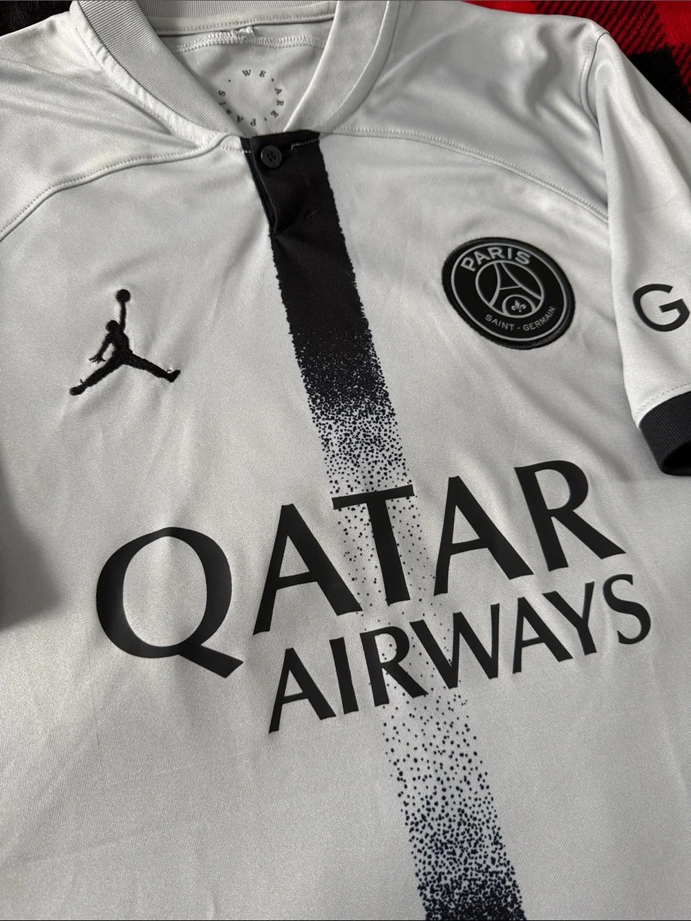 Paris Saint-Germain (PSG) #7 Kylian Mbappe 2022-23 Jordan Away Ligue 1 Jersey